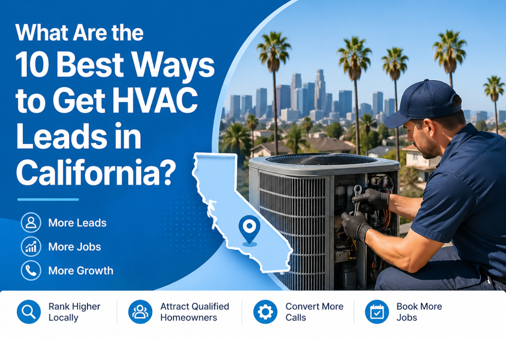 What Are the 10 Best Ways to Get HVAC Leads in California?