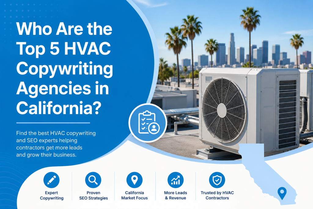 Who Are the Top 5 HVAC Copywriting Agencies in California?