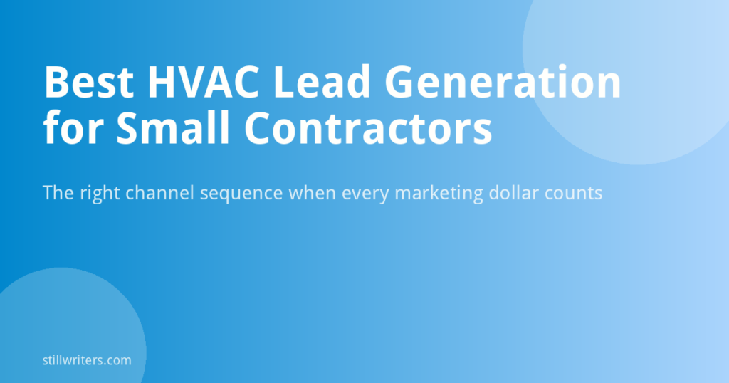 Best HVAC Lead Generation Strategy for Small Contractors in 2026
