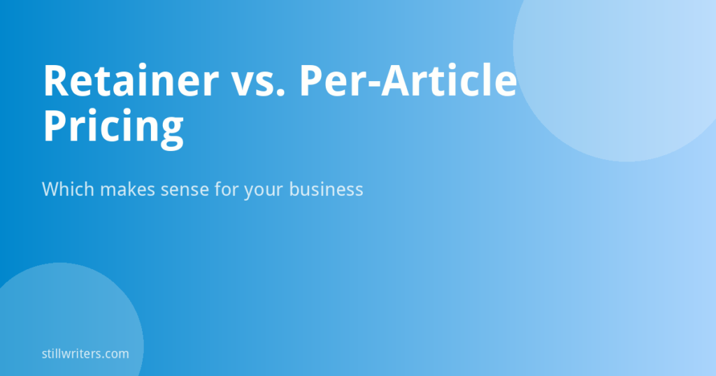 Retainer vs. Per-Article HVAC Content Writing: Which Makes Sense for Canadian Contractors?